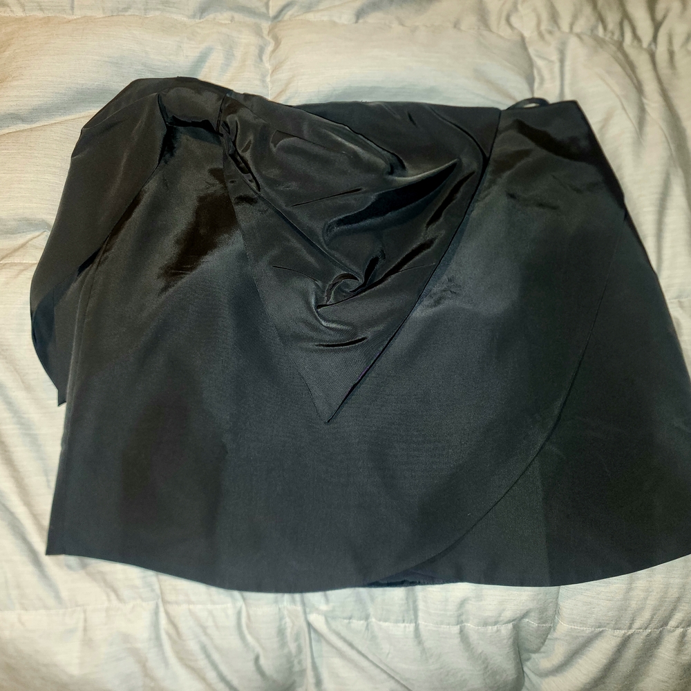 FARM Rio Asymmetrical Black Skirt
